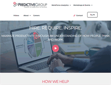 Tablet Screenshot of predictivegroup.com